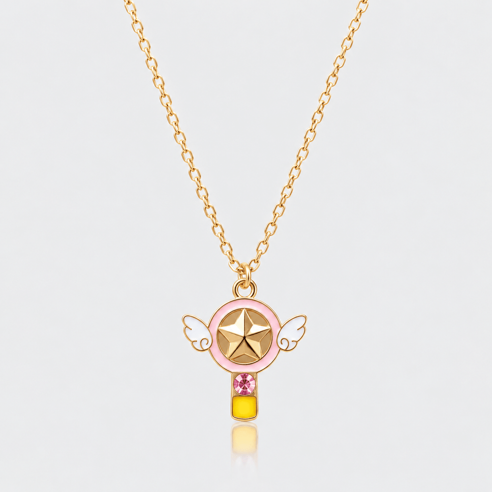 Star Wand Key Necklace - Cardcaptor Sakura - craftedbykaiyo