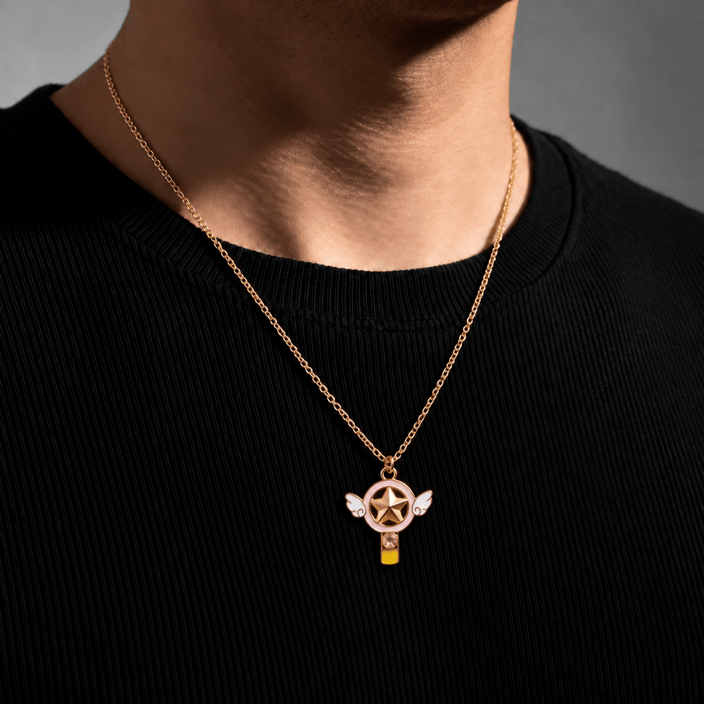 Star Wand Key Necklace - Cardcaptor Sakura - craftedbykaiyo