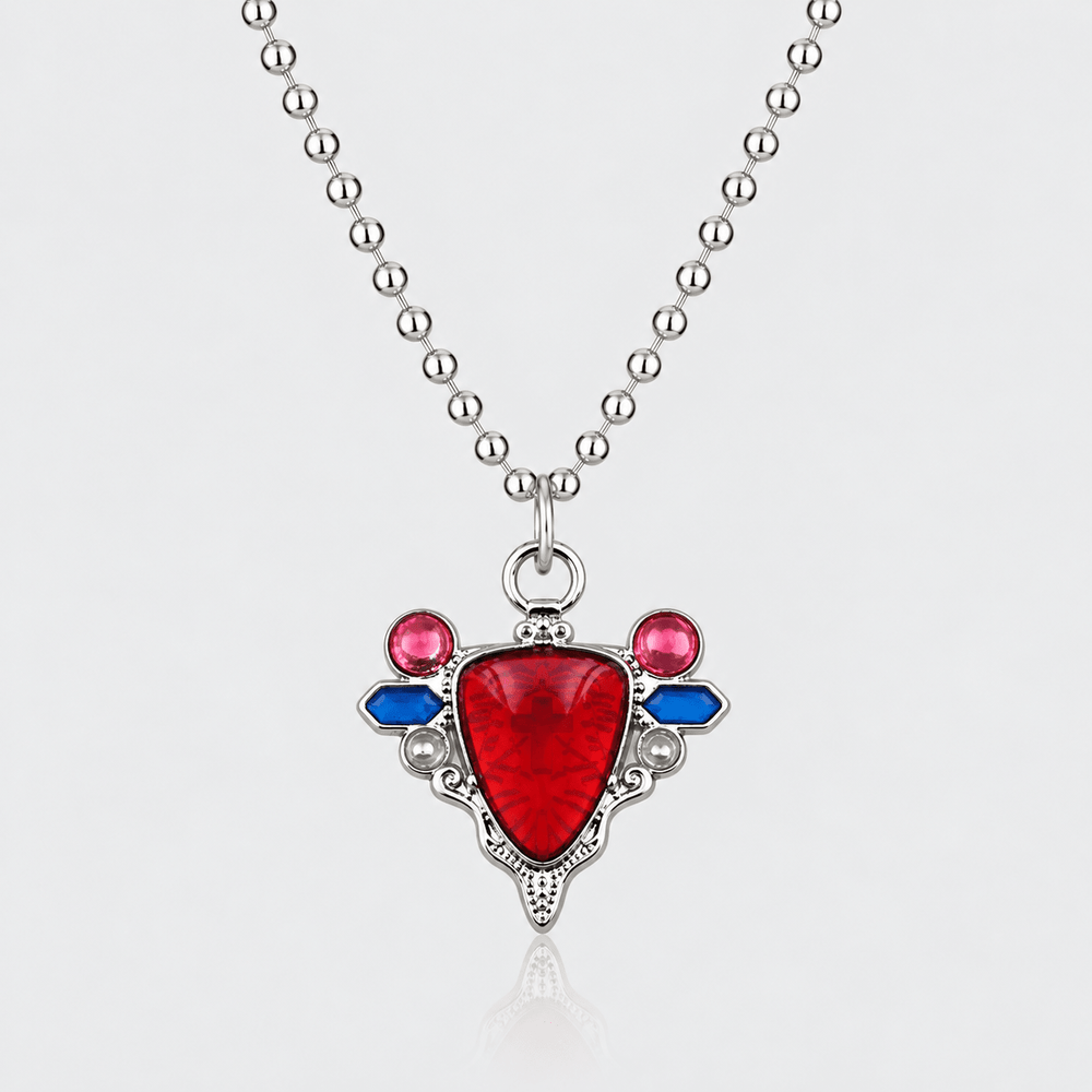 Red Stone of Aja Necklace - JoJo's Bizarre Adventure - craftedbykaiyo