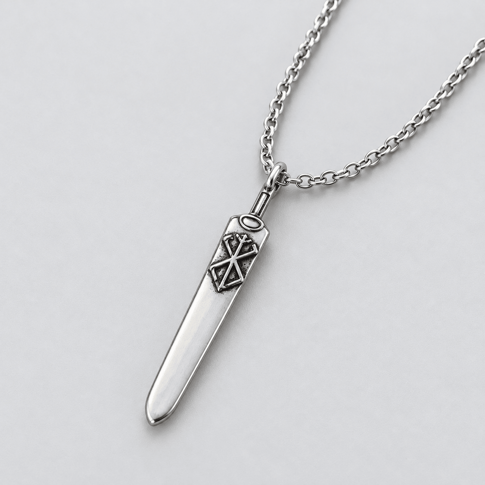 Dragonslayer Sword Necklace - Berserk - craftedbykaiyo