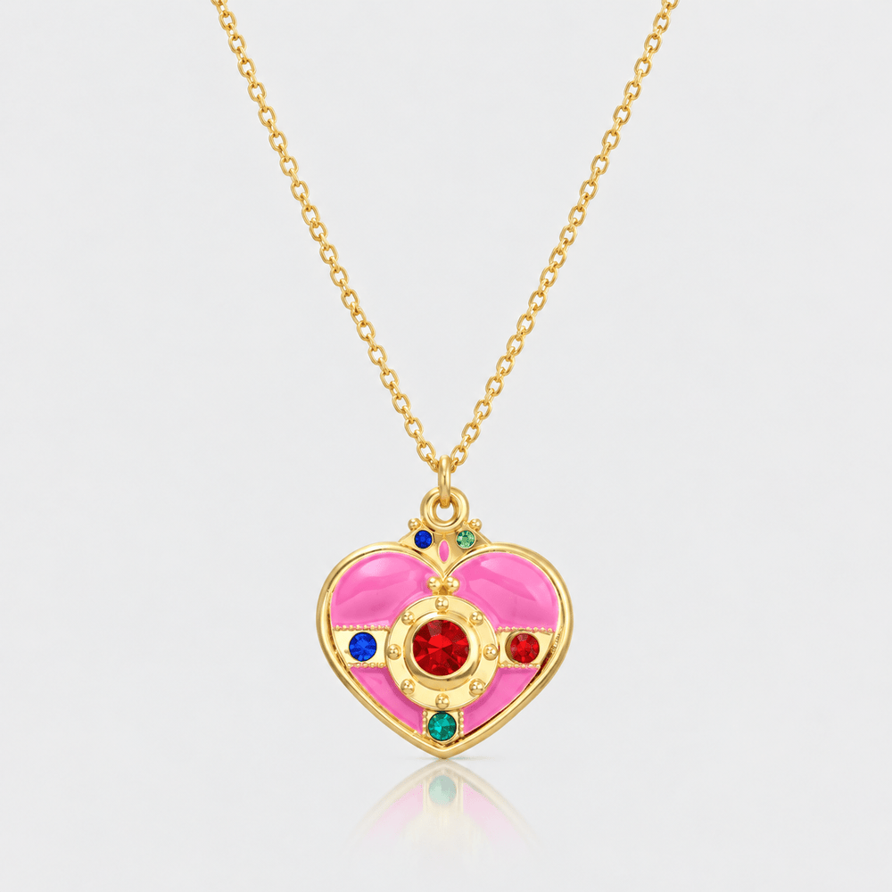 Cosmic Heart Compact Necklace - Sailor Moon - craftedbykaiyo