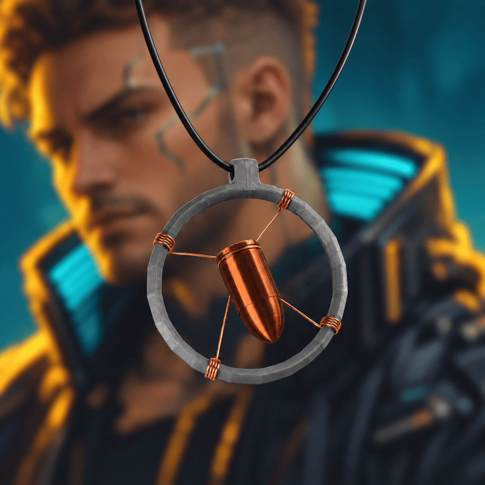 V's Bullet Necklace - Cyberpunk 2077 - craftedbykaiyo