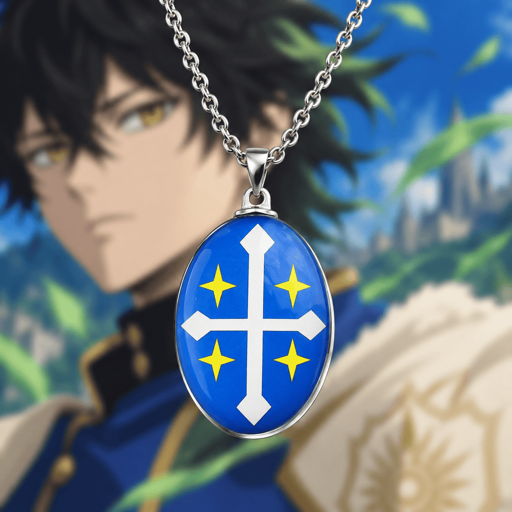 Yuno's Magic Stone Necklace - Black Clover - craftedbykaiyo