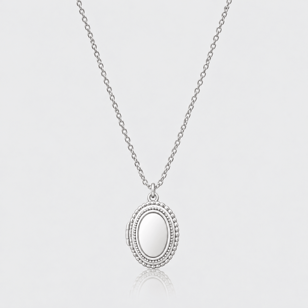 Lance Crown Locket Necklace - Mashle - craftedbykaiyo