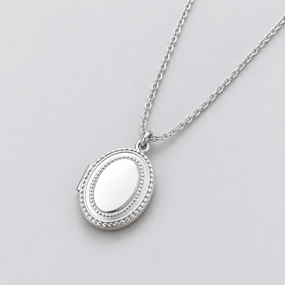 Lance Crown Locket Necklace - Mashle - craftedbykaiyo