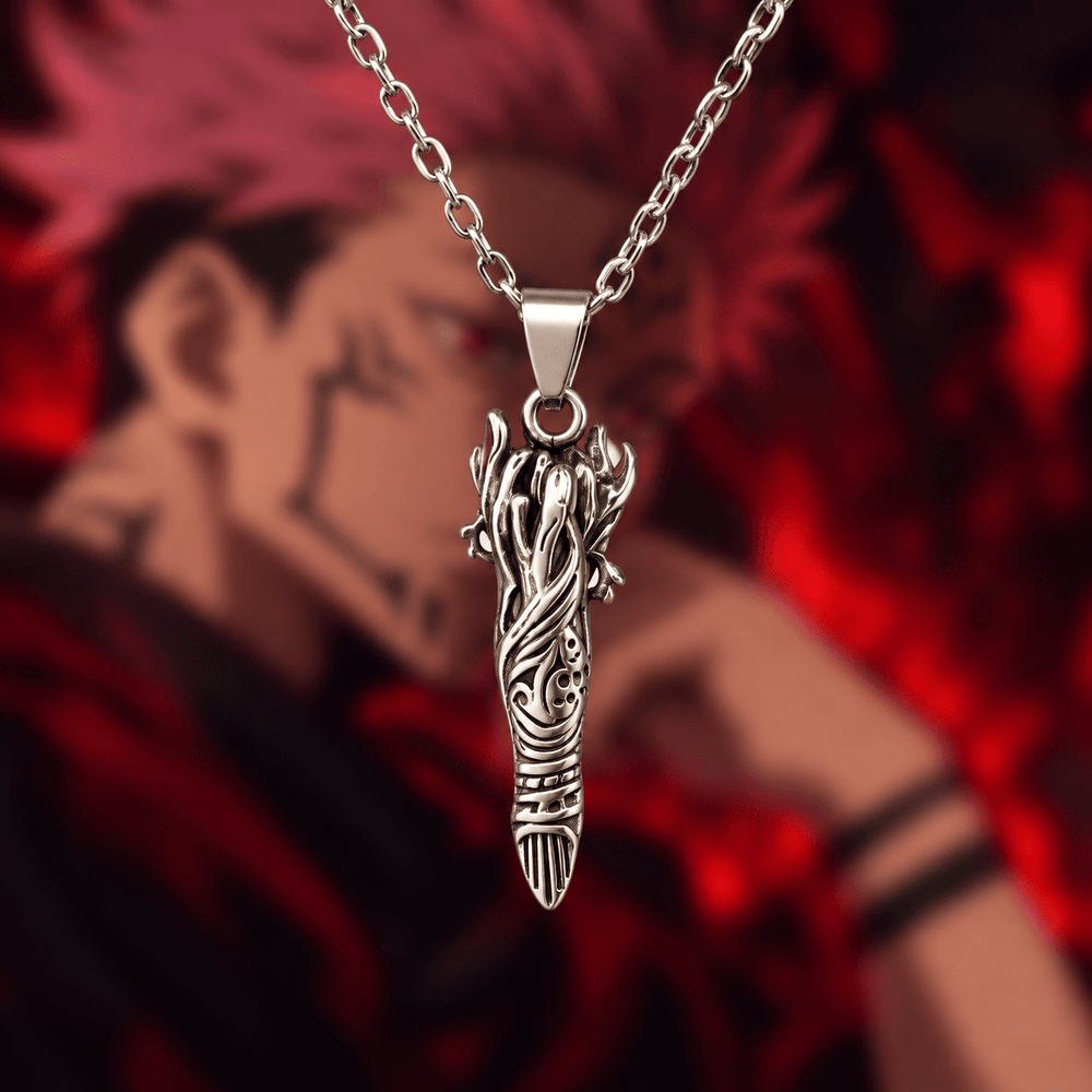 Sukuna's Cursed Finger Necklace - Jujutsu Kaisen - craftedbykaiyo