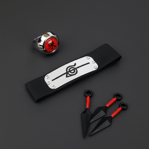 Akatsuki Robe Set Accessories - craftedbykaiyo