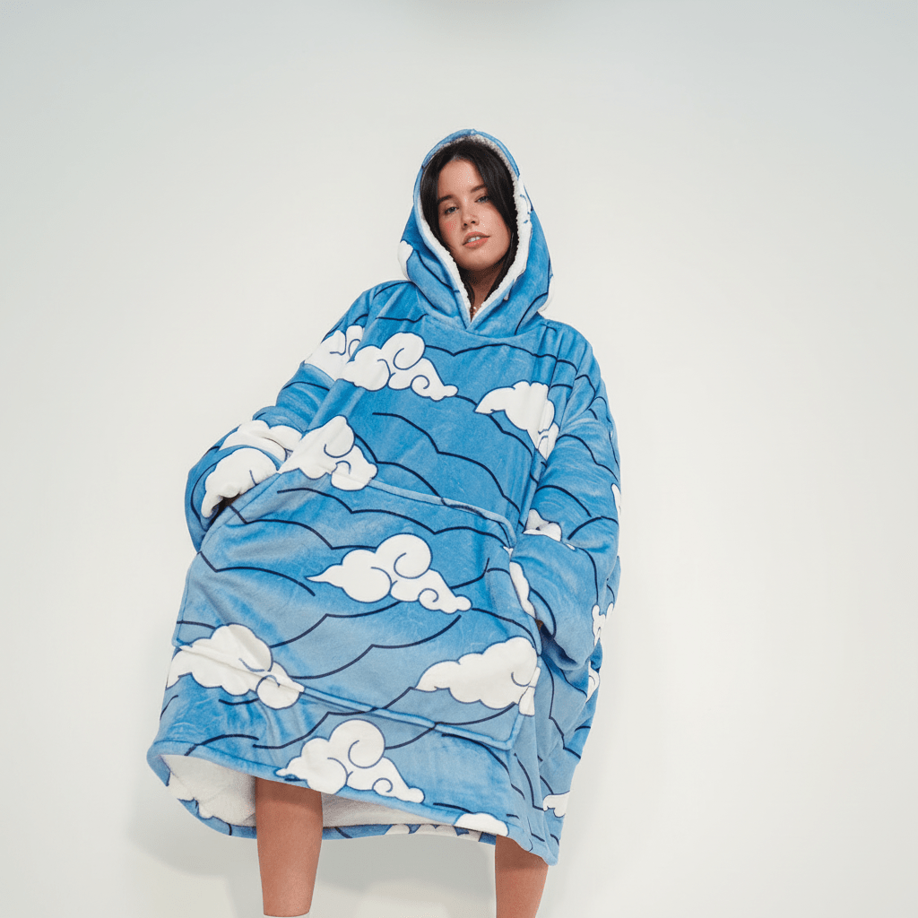 Water Hashira Blanket Hoodie - Demon Slayer - craftedbykaiyo
