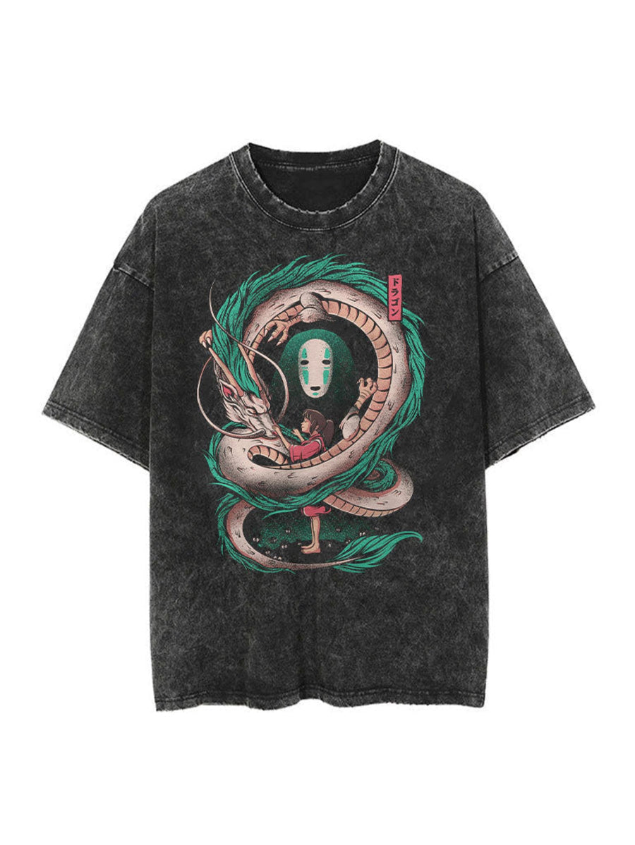CHIHIRO VINTAGE TEE - Spirted Away - craftedbykaiyo